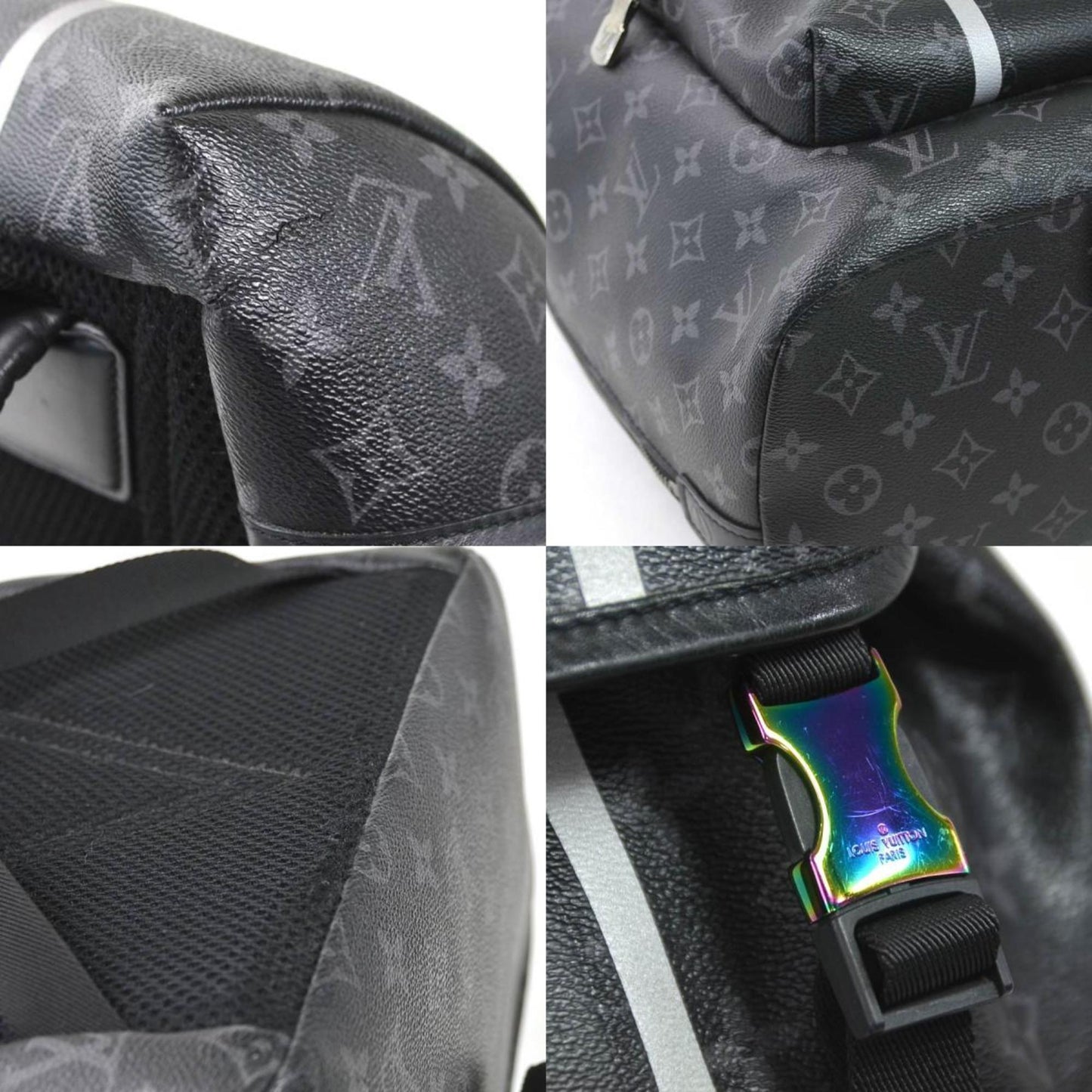 Louis Vuitton rucksack monogram eclipse backpack / black men's M43409