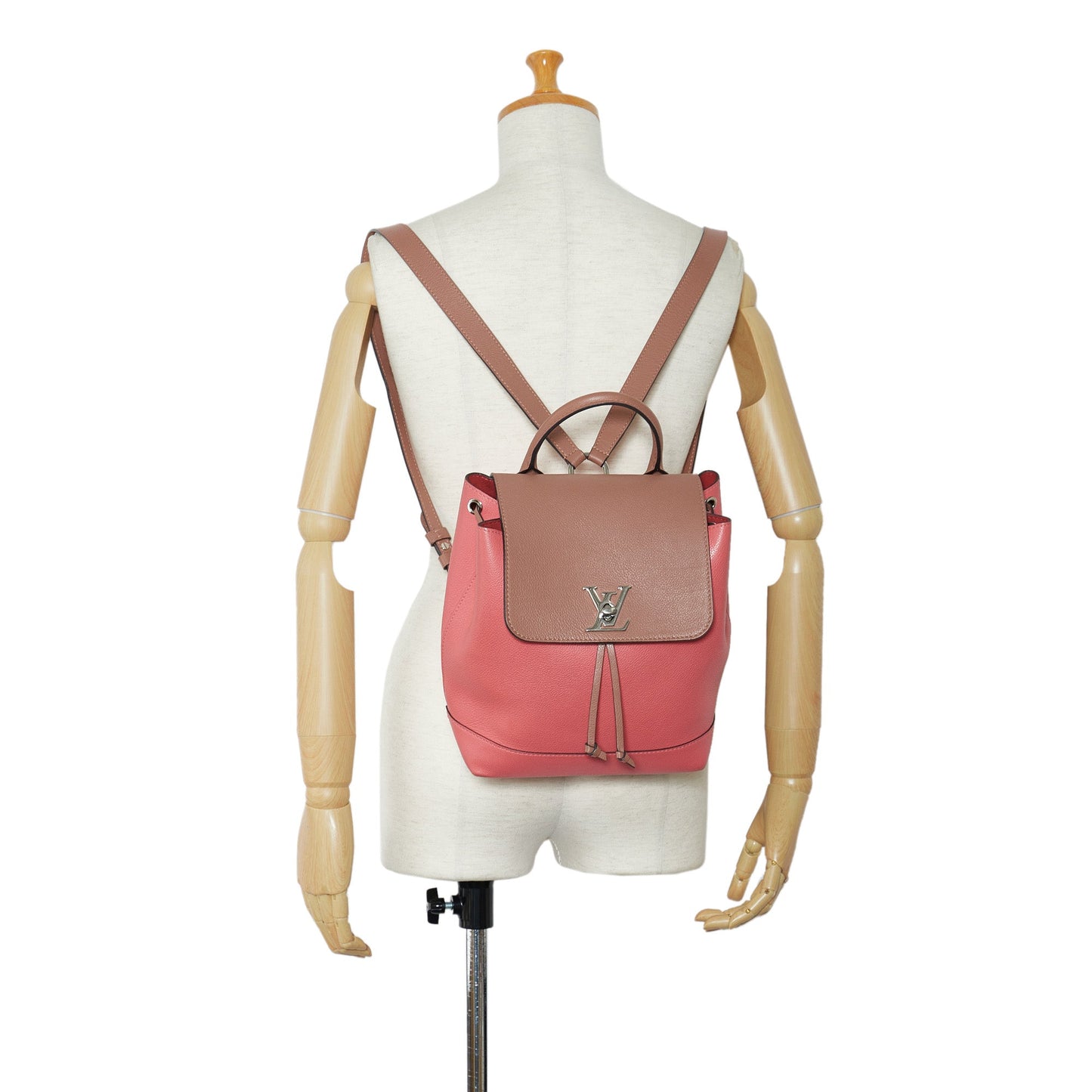 Pink Louis Vuitton Lockme Backpack