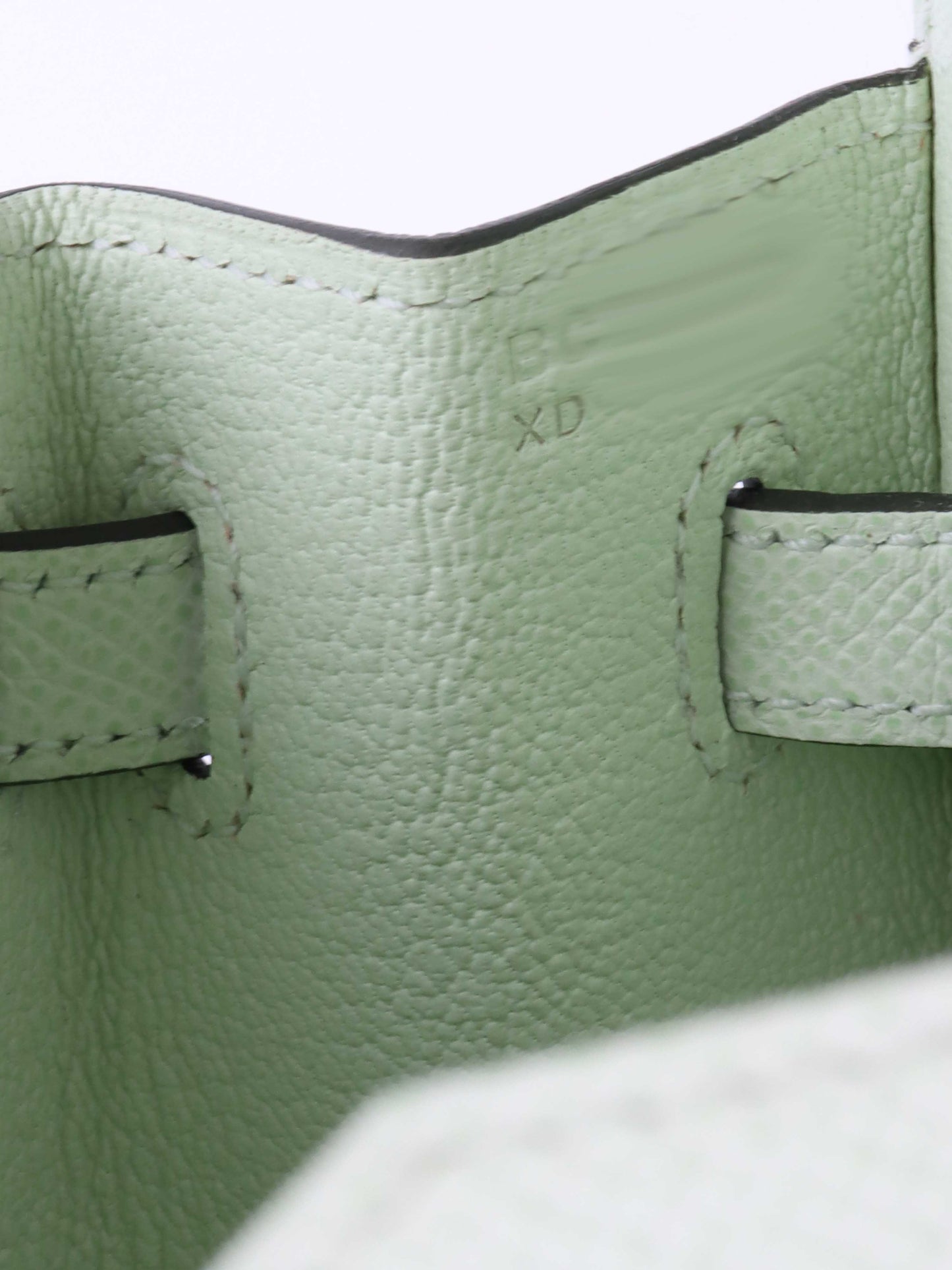 Hermes Birkin 25 Vert Fizz in Epsom Leather Stamp B.