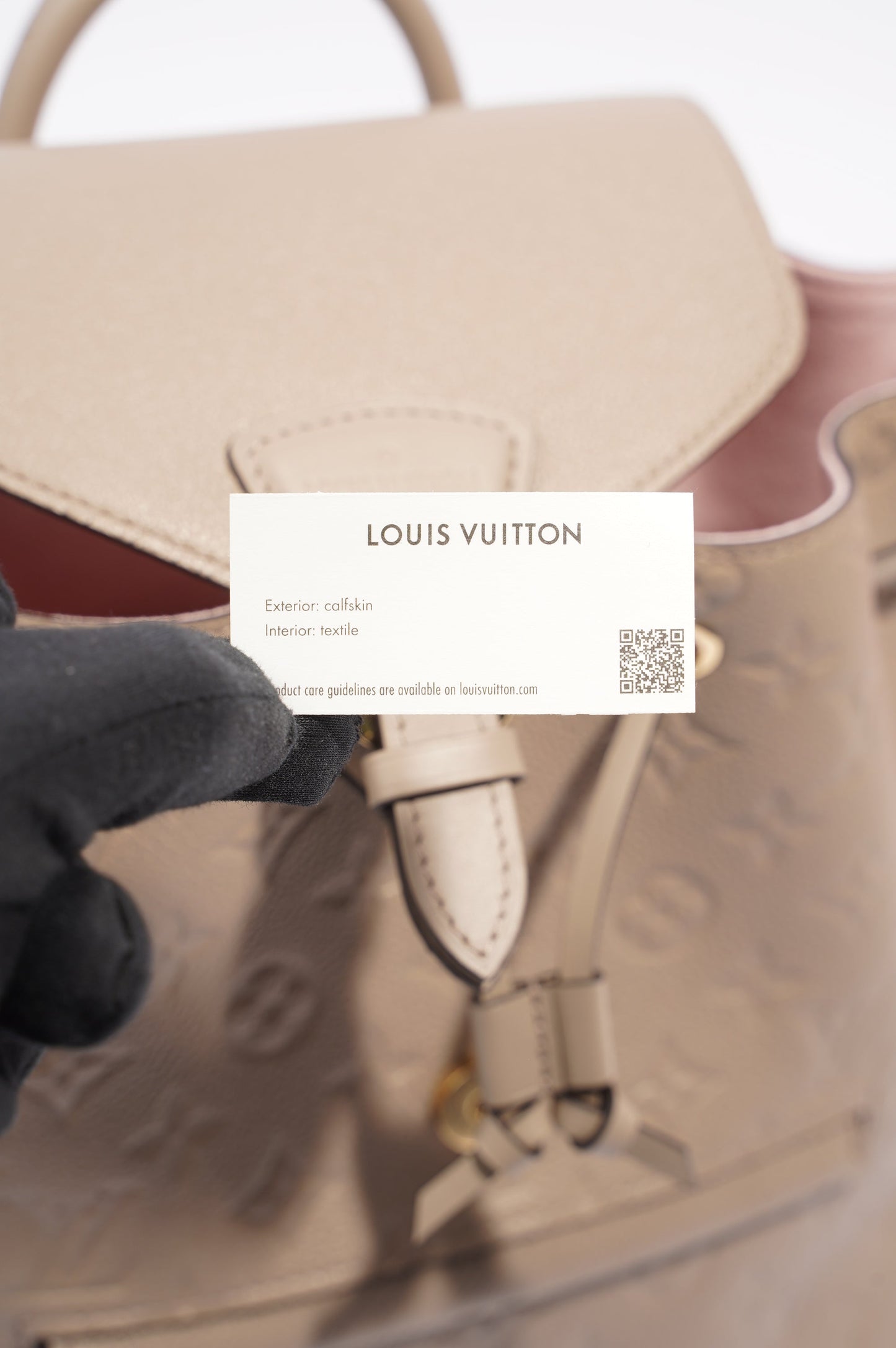 Louis Vuitton Womens Montsouris Backpack Dune
