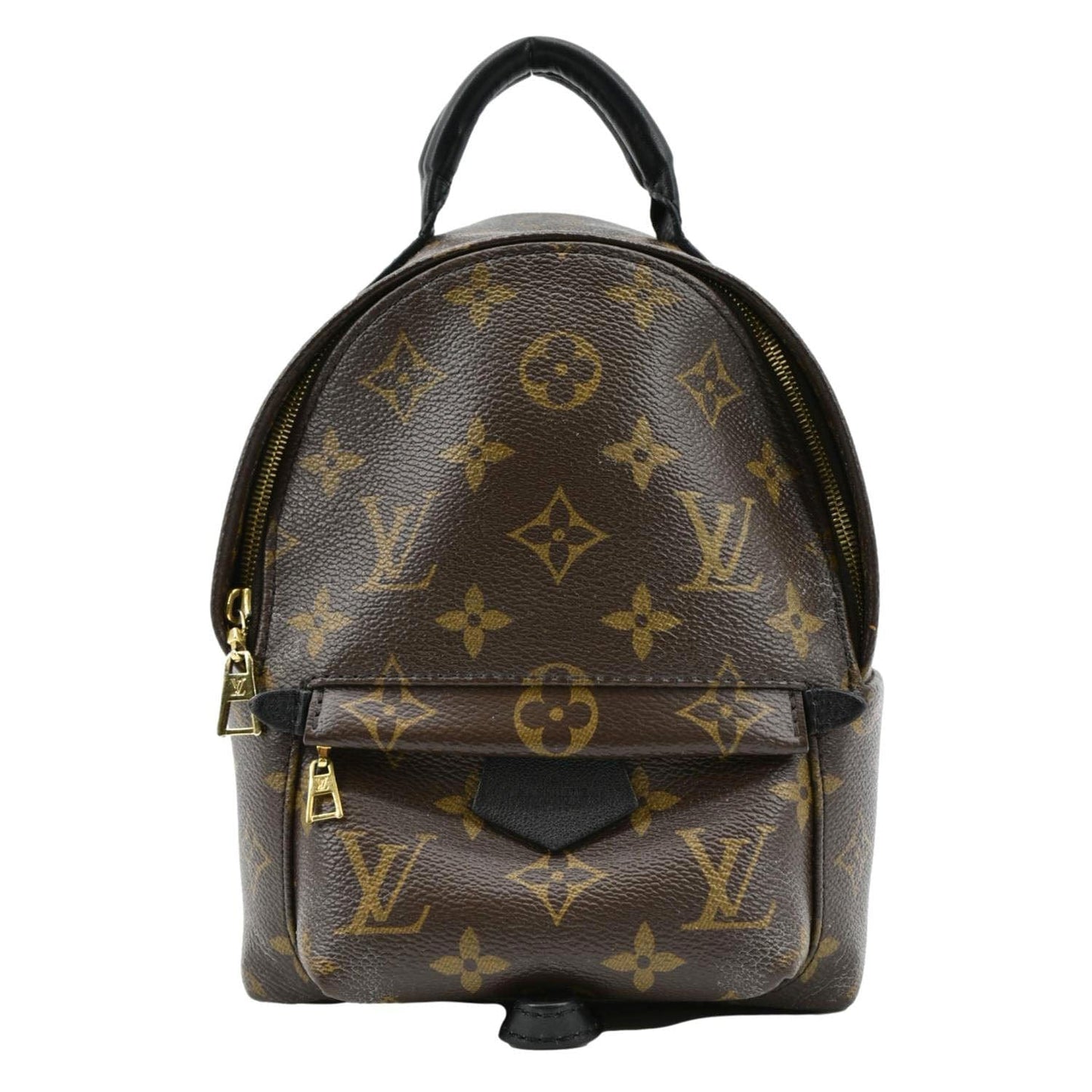 LOUIS VUITTON Palm Springs Mini Monogram Canvas Backpack Brown