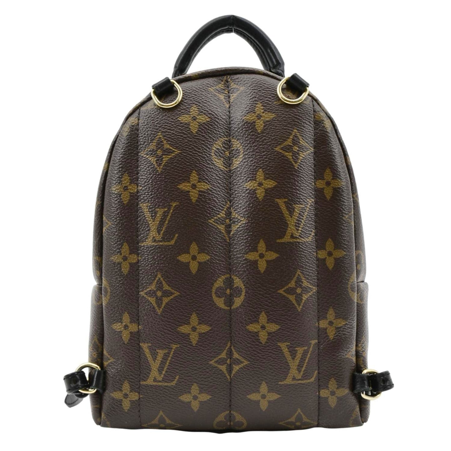 LOUIS VUITTON Palm Springs Mini Monogram Canvas Backpack Brown