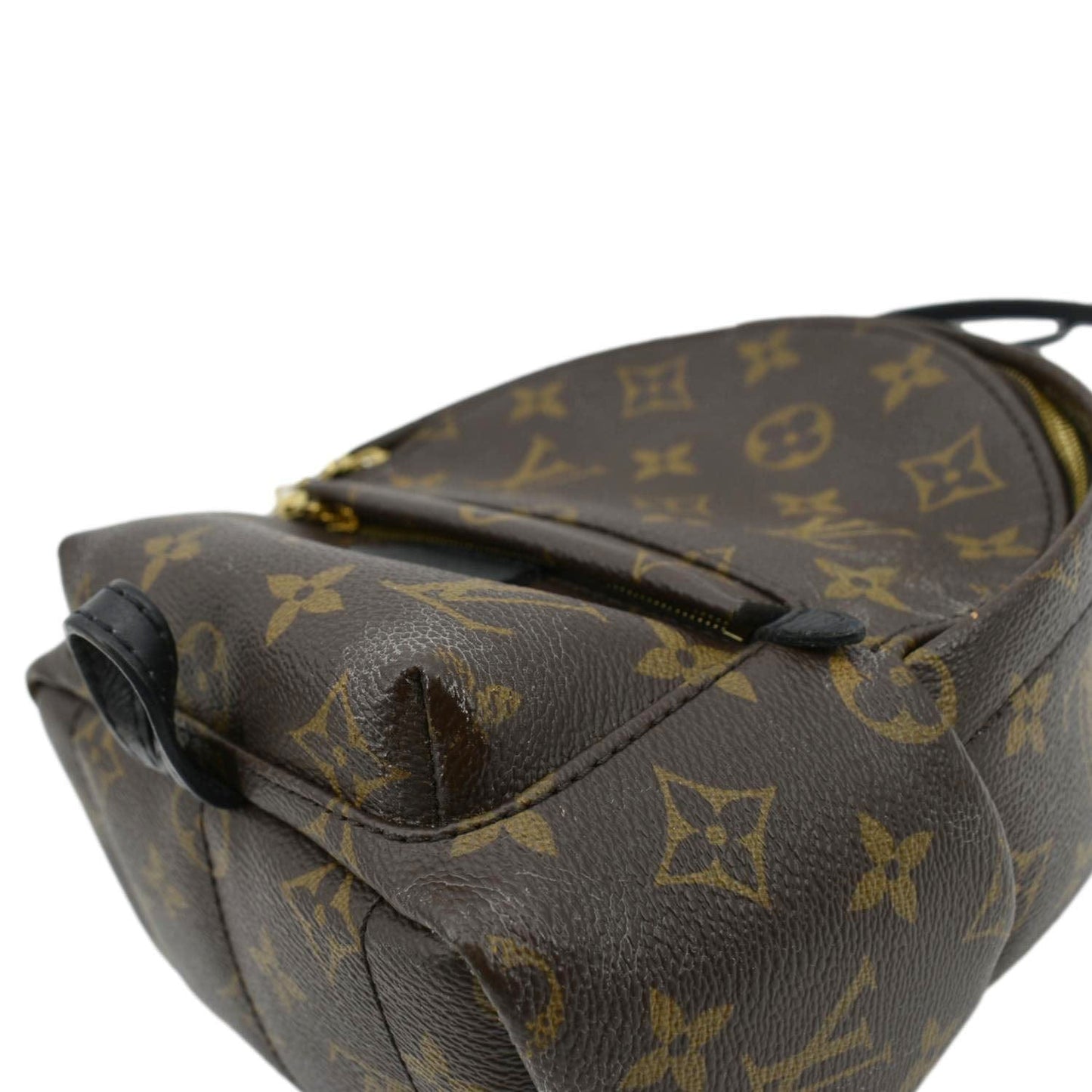 LOUIS VUITTON Palm Springs Mini Monogram Canvas Backpack Brown