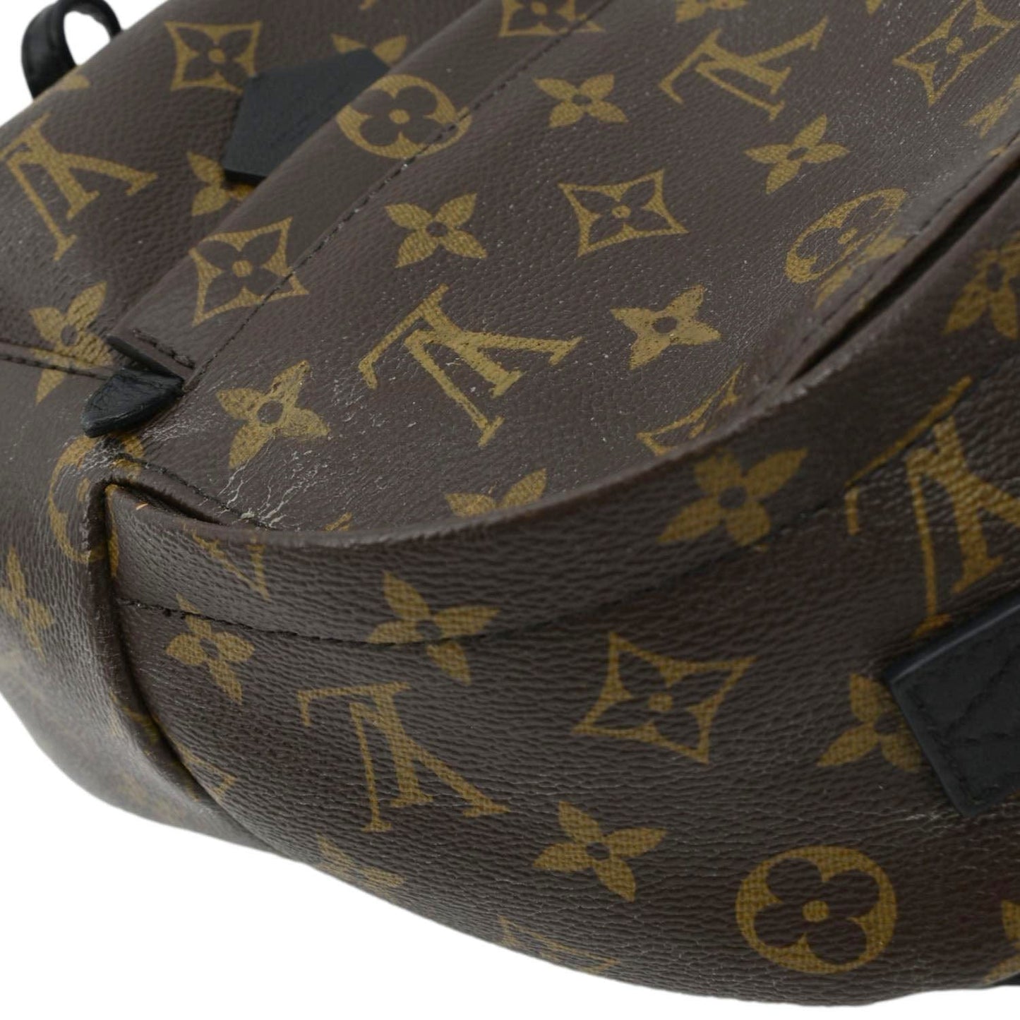 LOUIS VUITTON Palm Springs Mini Monogram Canvas Backpack Brown