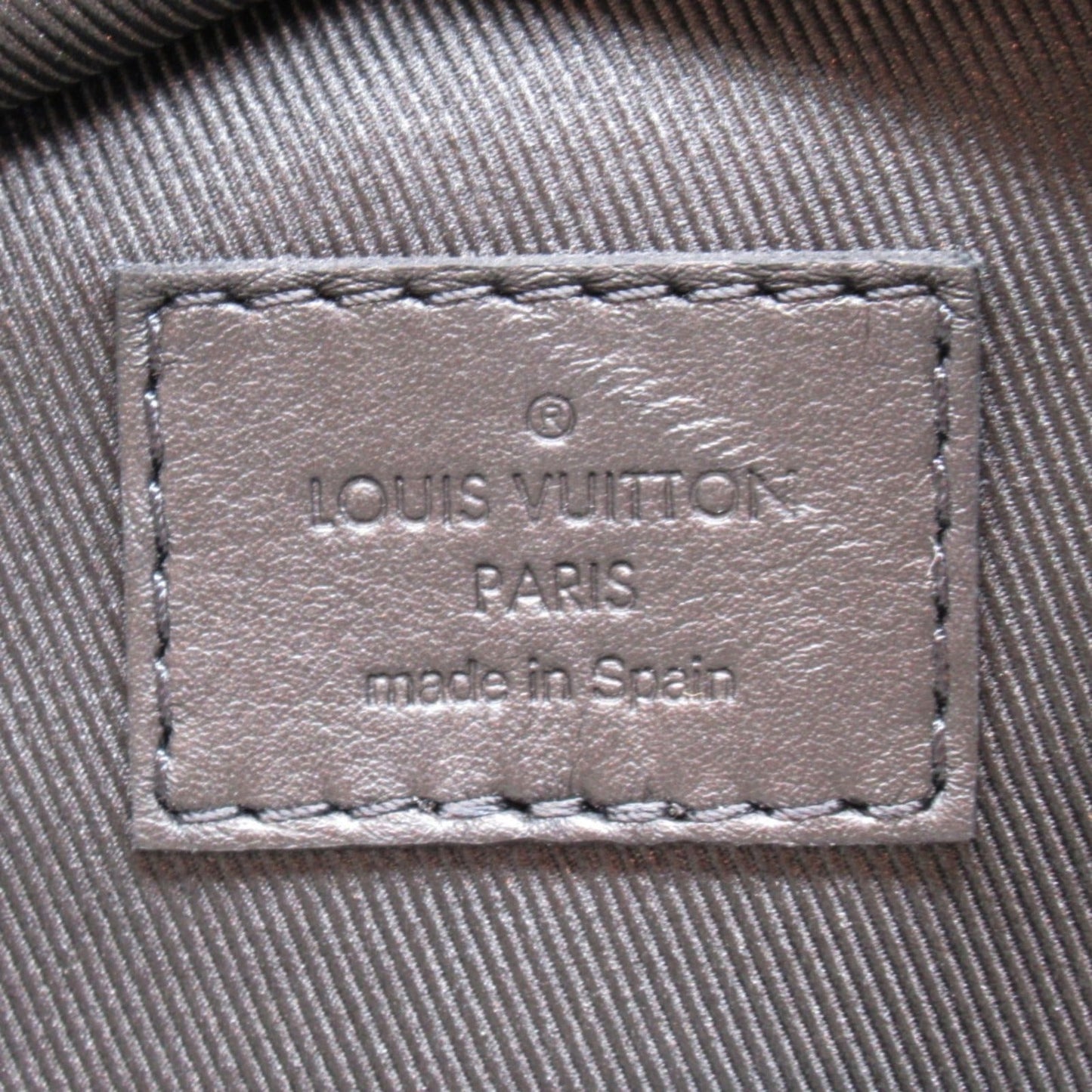 Louis Vuitton Racing Backpack Backpack Backpack Bag PVC Coated Canvas Monogram Shadow Black M46109