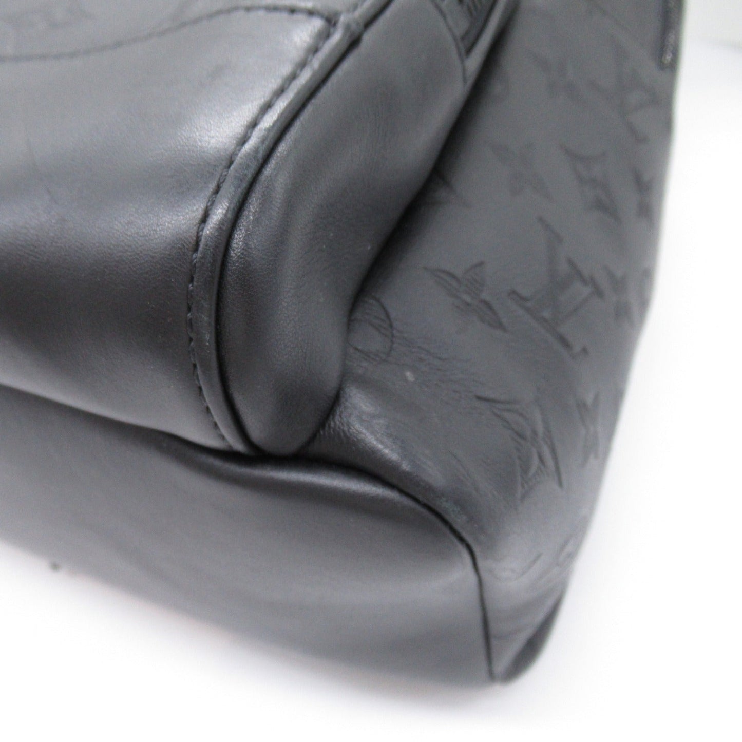Louis Vuitton Racing Backpack Backpack Backpack Bag PVC Coated Canvas Monogram Shadow Black M46109