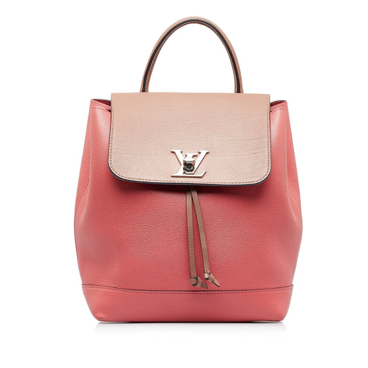 Pink Louis Vuitton Lockme Backpack