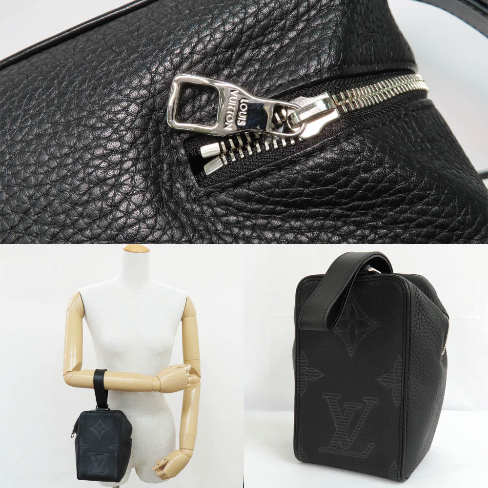 Louis Vuitton Vavin NV M57292 Monogram Giant Backpack Handbag Black Trio Shadow Leather  Unisex